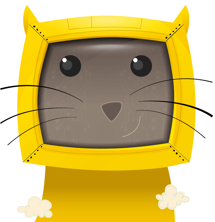 Pixeles gato mascota